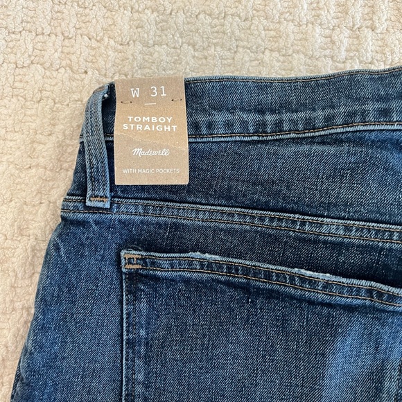 Madewell Straight Tomboy Jeans - Picture 3 of 4